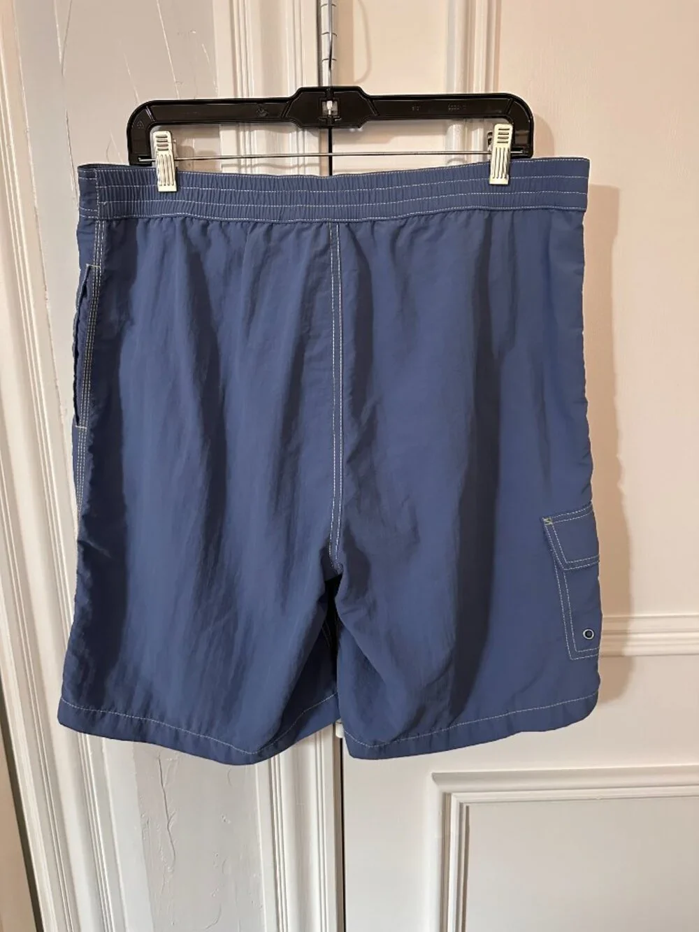 Polo Ralph Lauren Cargo Board Shorts Men's Large Blue Swim Trunks Classic Logo